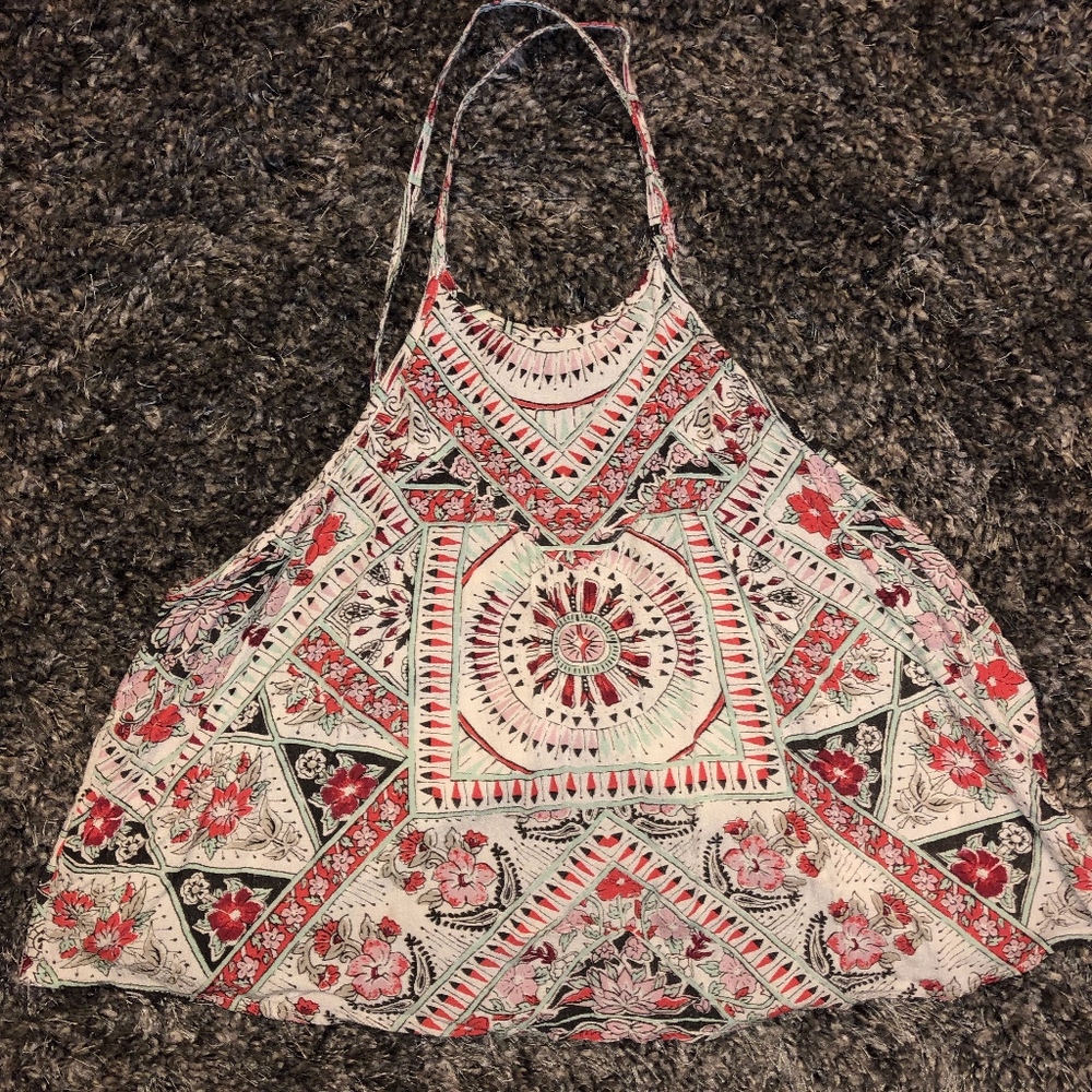 Cross back tank top